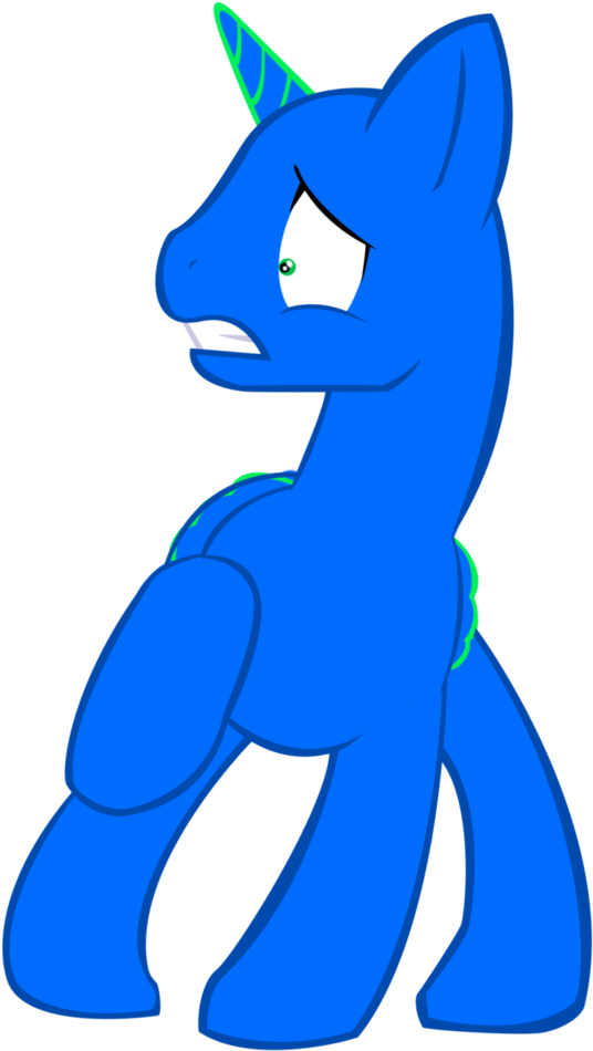 Scared Male Pony Base By Speedyandrose - My Little Pony Bases Male (742x1077)