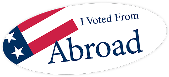 I Voted Sticker - Graphic Design (555x261)