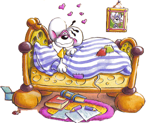 Darmowe Gify Diddl Dla Dzieci Na Bloga Na Stronę Super - Diddl E Diddlina Innamorati (500x421)