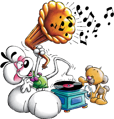 La Dolce Clipart Di Diddl Pimboli - Diddl Muziek (466x480)