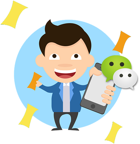 Wechat Longquanyi District Service Business User Interface - Cartoon (500x500)