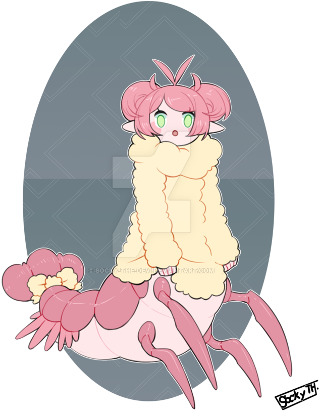 Fried Lolita Shrimp [adopted] By - Cartoon (800x949)