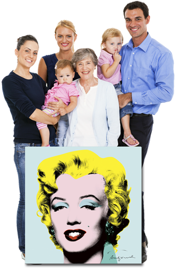 Consulting Service - Marilyn Monroe Andy Warhol (413x528)