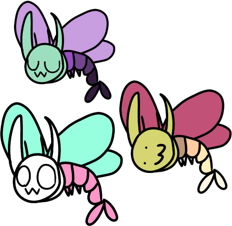 Emoticon Flying Shrimp Adoptions By Florial-star - Digital Art (768x768)