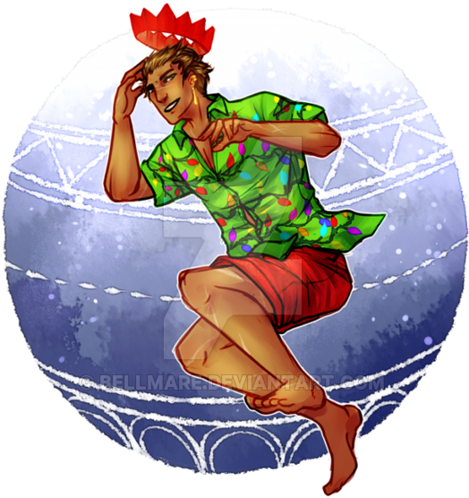 Shrimp On The Barbie By Bellmare - Illustration (600x600)