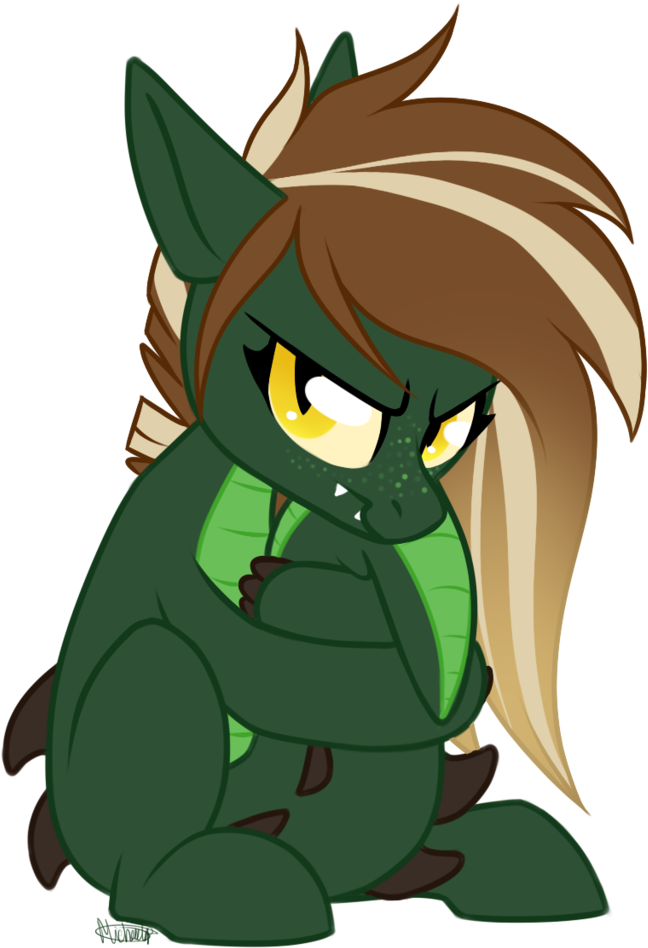 Alli The Gator-pony By Kellythedrawinguni - Cartoon (787x1016)