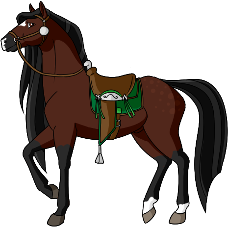 Red Dun Mare Owner - Horseland Custom Horses (550x495)