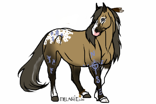 Can You Add Some Like More Marking To Her Deisgn Like - Illustration (600x400)