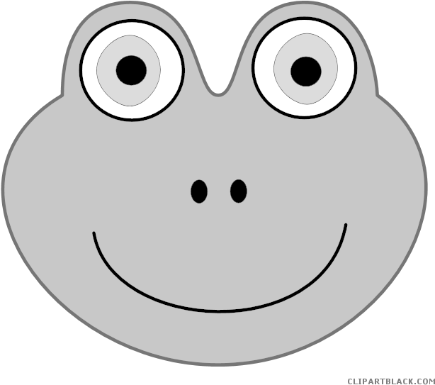 Grayscale Frog Animal Free Black White Clipart Images - Frog (650x572)