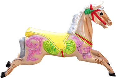 Carousel Horses By Rundles - Animal Figure (467x350)
