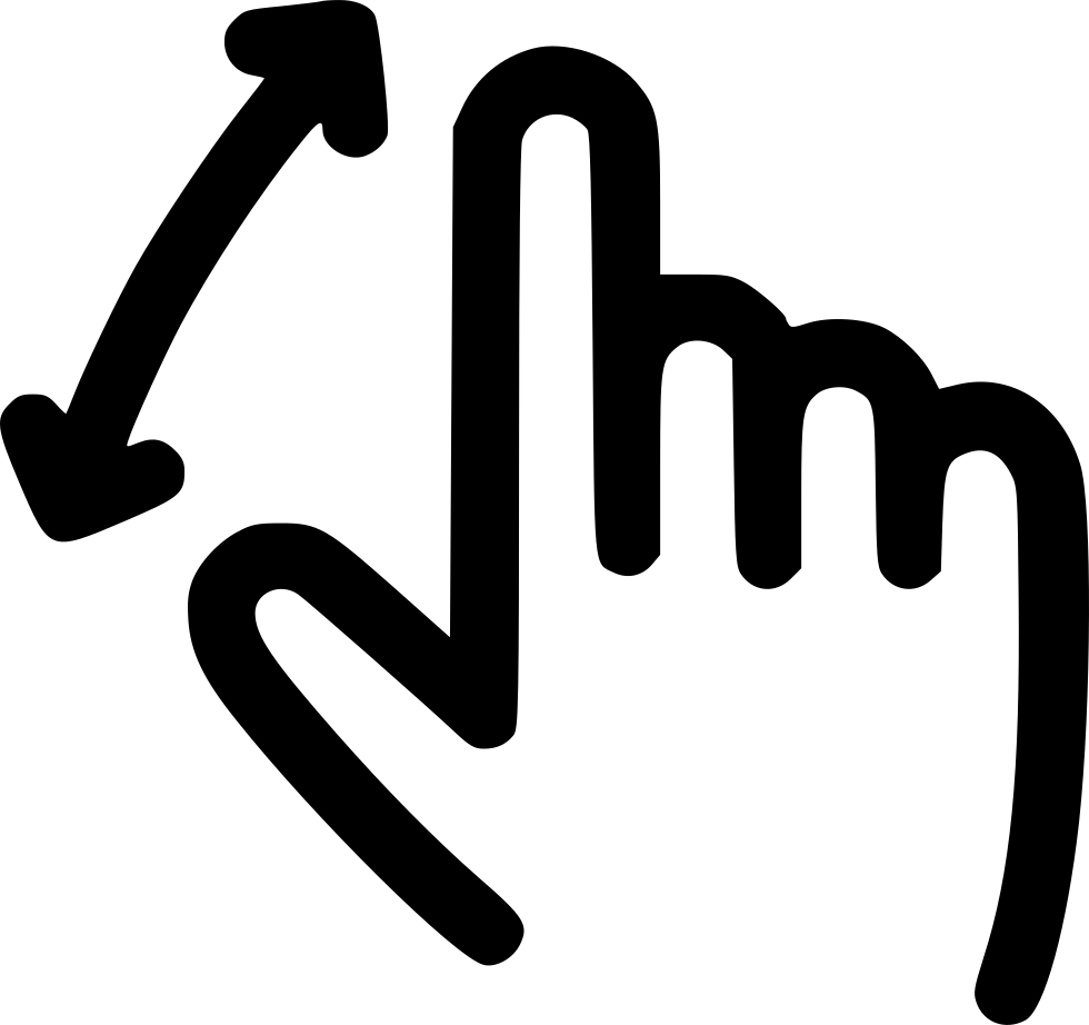 Swipe Touch Pinch Zoom Comments - Pinch To Zoom Svg (980x922)