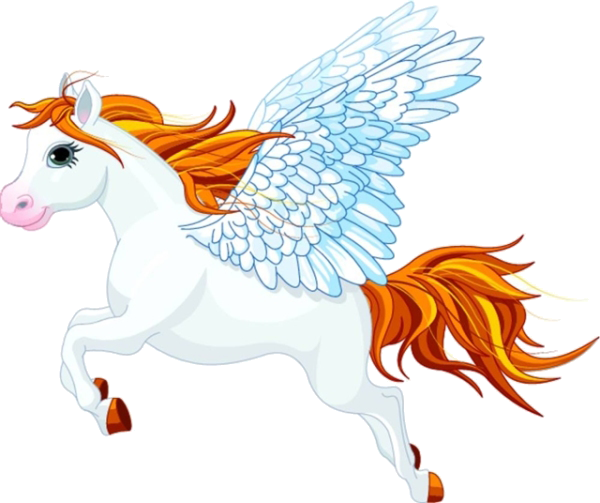 Horse Pegasus Stock Photography Greek Mythology Clip - Greek Cute Mythological Creature (600x503)