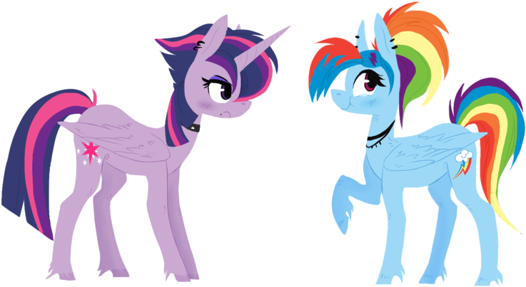 Pony Twilight Sparkle Rainbow Dash Pink Horse Mammal - Cartoon (800x464)