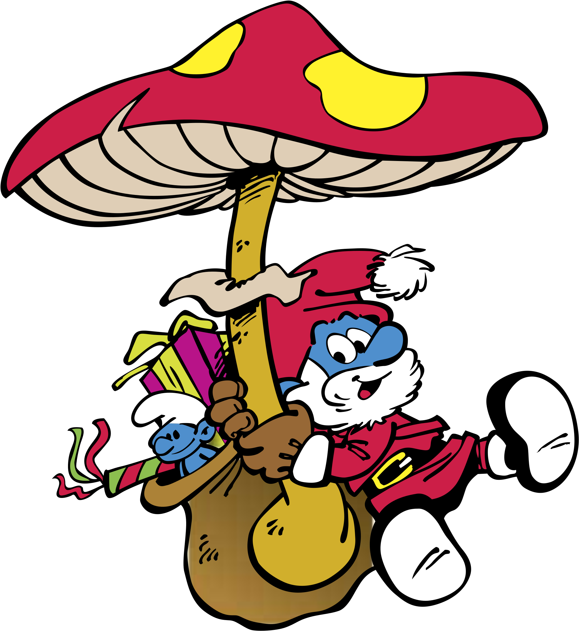 Png Transparent - Santa Smurf (2400x2400)