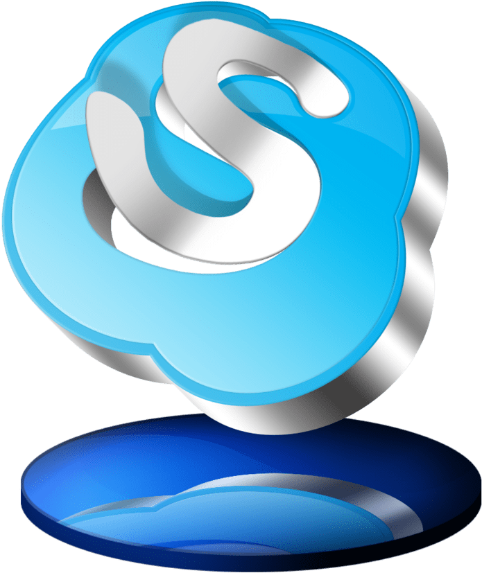 Skype's New Feature Makes Chatting Less Noisy - Skype Dock Icon (900x914)