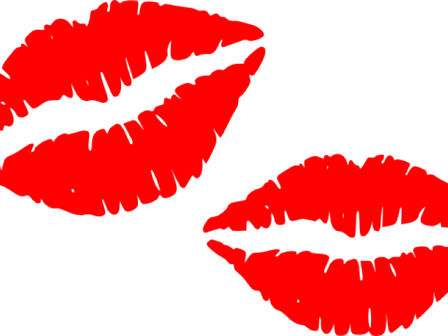 Red Lips Clipart 13 600 X 269 Carwad Net - Car Decals For Girls (640x480)