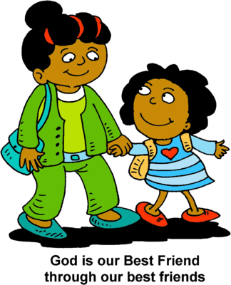 Best Friend - Mother And Girl Walking Clip Art (324x400)