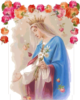 Mother`s Day Clipart May Crowning - Mama Mary Birthday September 8 (323x400)