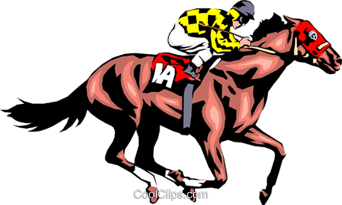 Horse Racing Horse Clip Art Image - Horse Racing Radio Network (480x288)