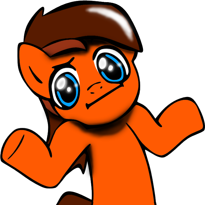 Shrugging By Mcsplosion - Fan Art (800x675)