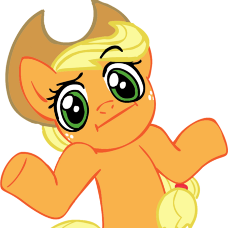 Applejack, Looking At You, Safe, Shrug, Shrugpony, - Tf2 Pony Gif Sprays (450x450)