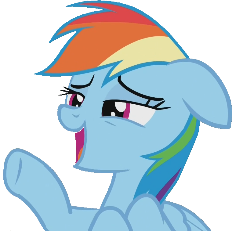 **darksideofthebeast Rolled Image** Mfw Op Delivers - My Little Pony Shrug (774x764)