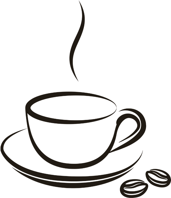 Coffee Cup Latte Tea Clip Art - Coffee Cup Clipart (600x684)