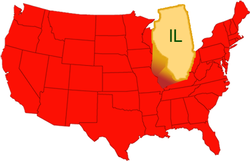 Usa Outline Map Color (515x405)