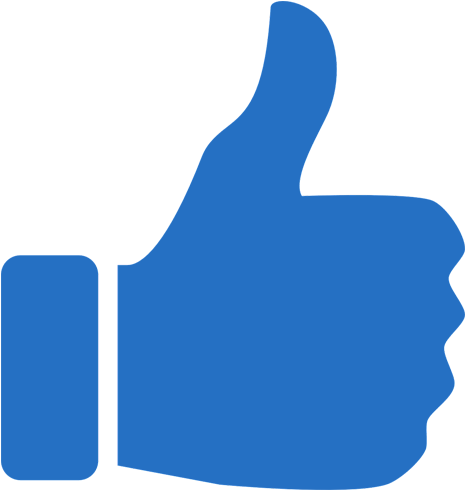 Why You Need Positive Reviews On Facebook, G , Linkedin - Thumb Up In Png (1024x500)