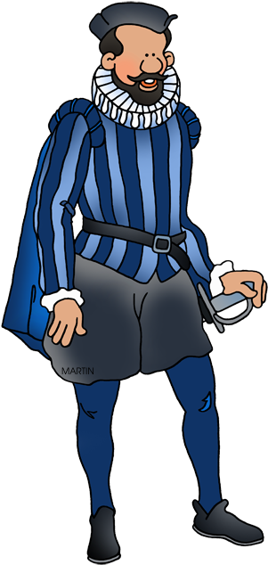 Henry Hudson Standing - Henry Hudson Clipart (330x648)