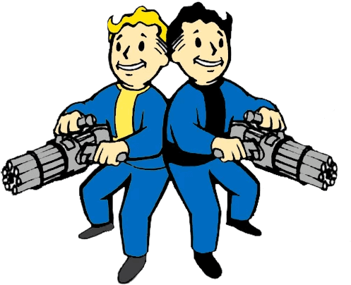 Fallout 3 The Vault Sticker Clip Art - Vault Boy (512x512)
