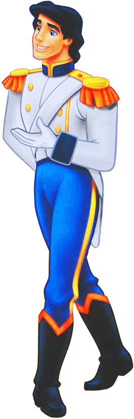 Frog Prince Clip Art - Prince Eric Little Mermaid (288x846)