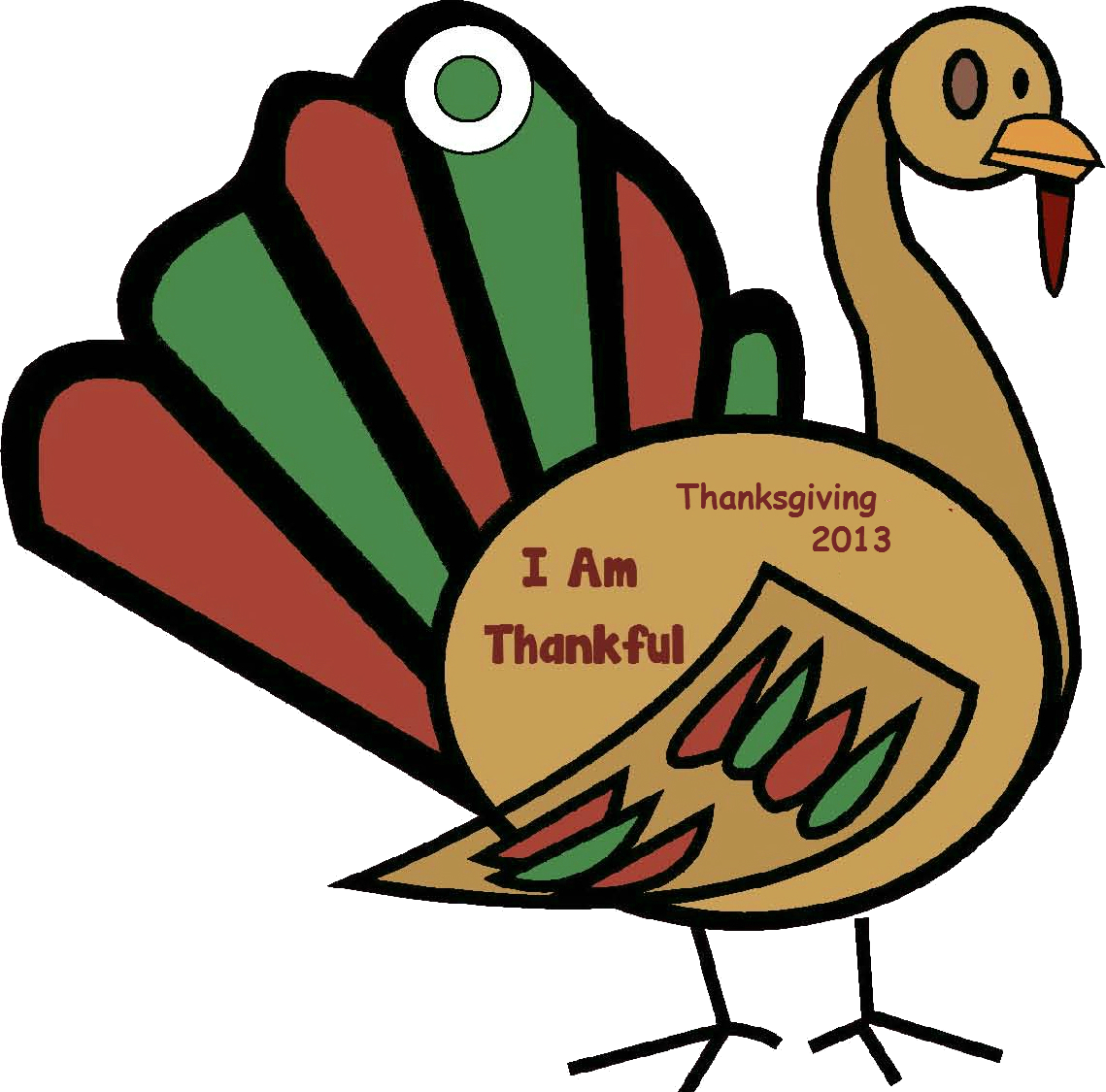 Turkey Ornament Craft - Turkey Ornament Craft (1139x1125)