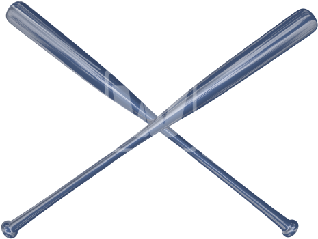Baseball Bats - Crossed Baseball Bats Png (550x366)