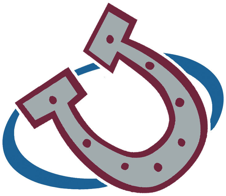 Horseshoe Heart Cliparts - Colorado Avalanche (733x637)