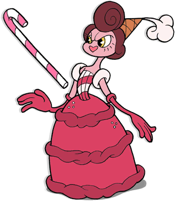 Baroness Von Bon Bon - Cuphead Von Bon Bon (357x421)