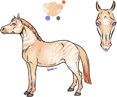 Verdana's Horse Designs - Foal (500x400)