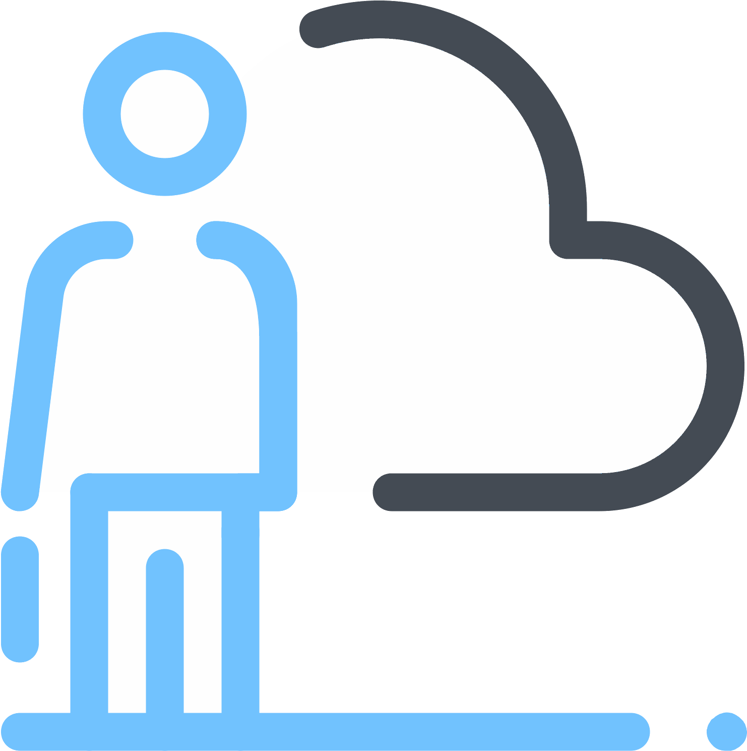 Cloud Business Icon - Cloud Computing (1600x1600)