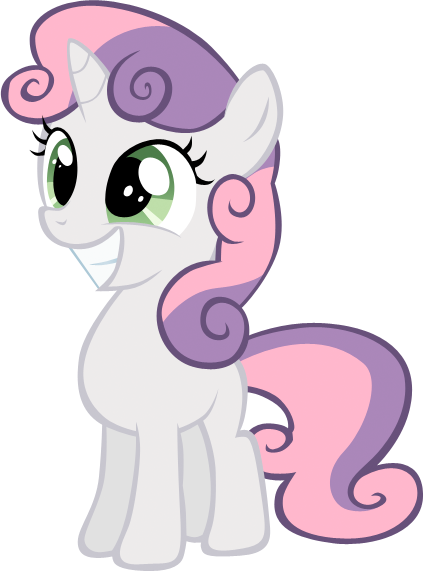 My Little Pony - Sweetie Belle Stare (424x571)