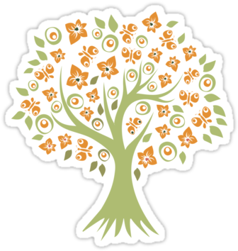 Butterfly Tree By Kimberlymarie Http - Butterfly Tree By Kimberlymarie Http (375x360)