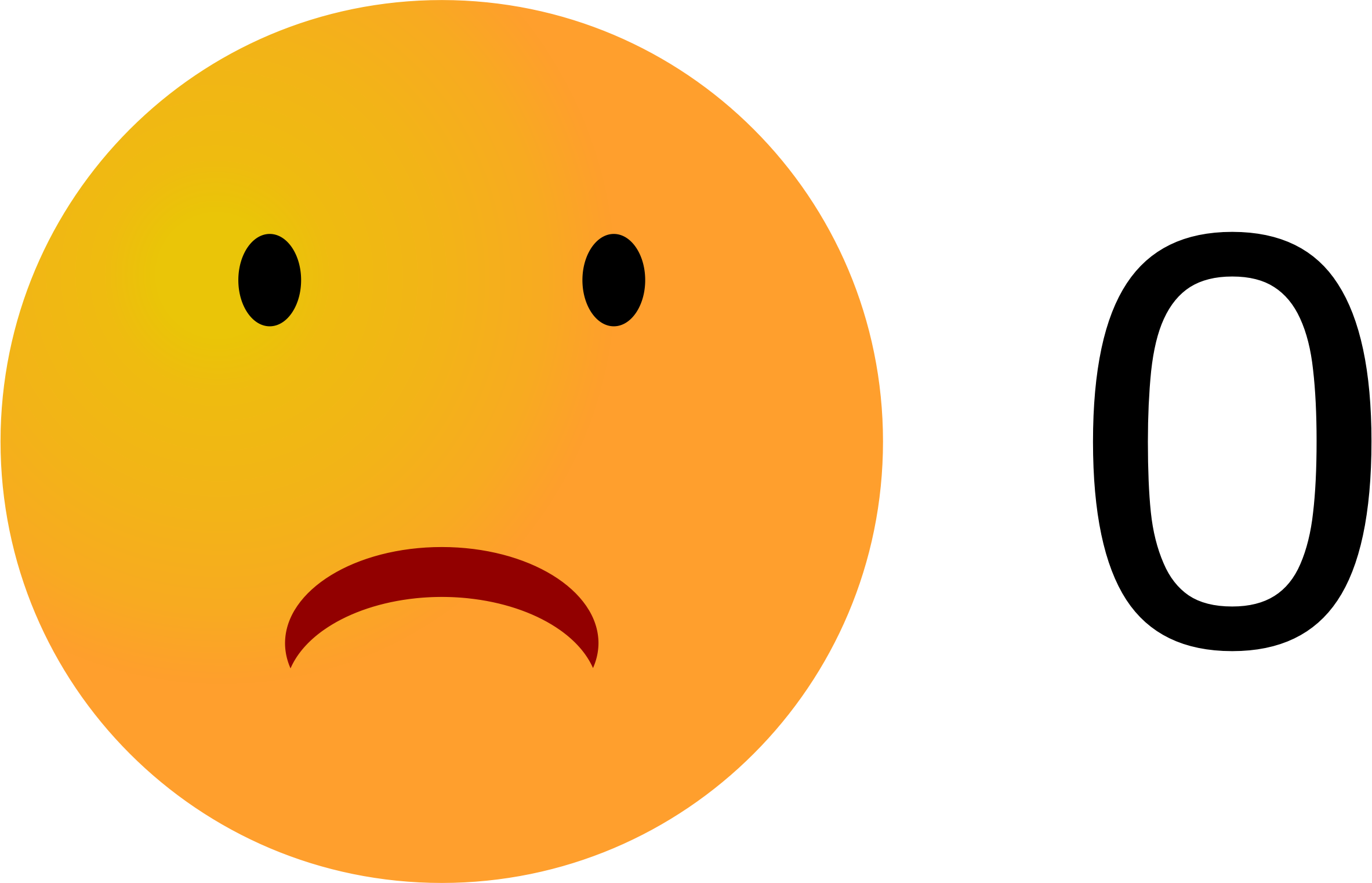 Big Image - Zero Clipart (2366x1522)