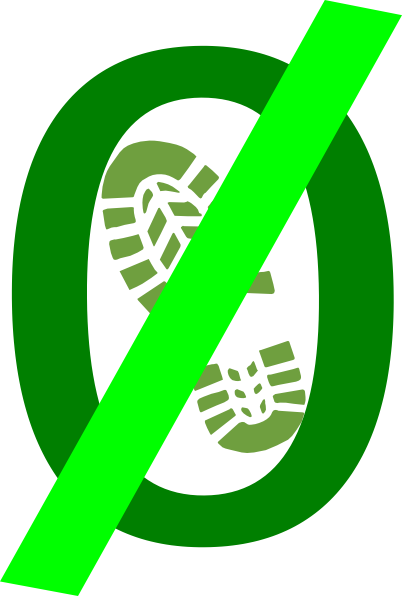 How To Set Use Zero Foot Print Green Svg Vector - Every Breath You Take (402x596)