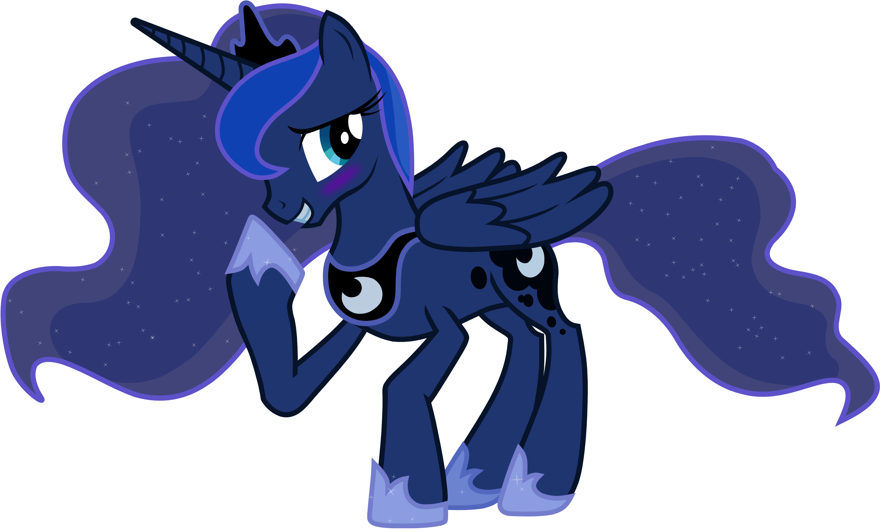 Mlp - Mlp Princess Luna Vector (3477x1956)