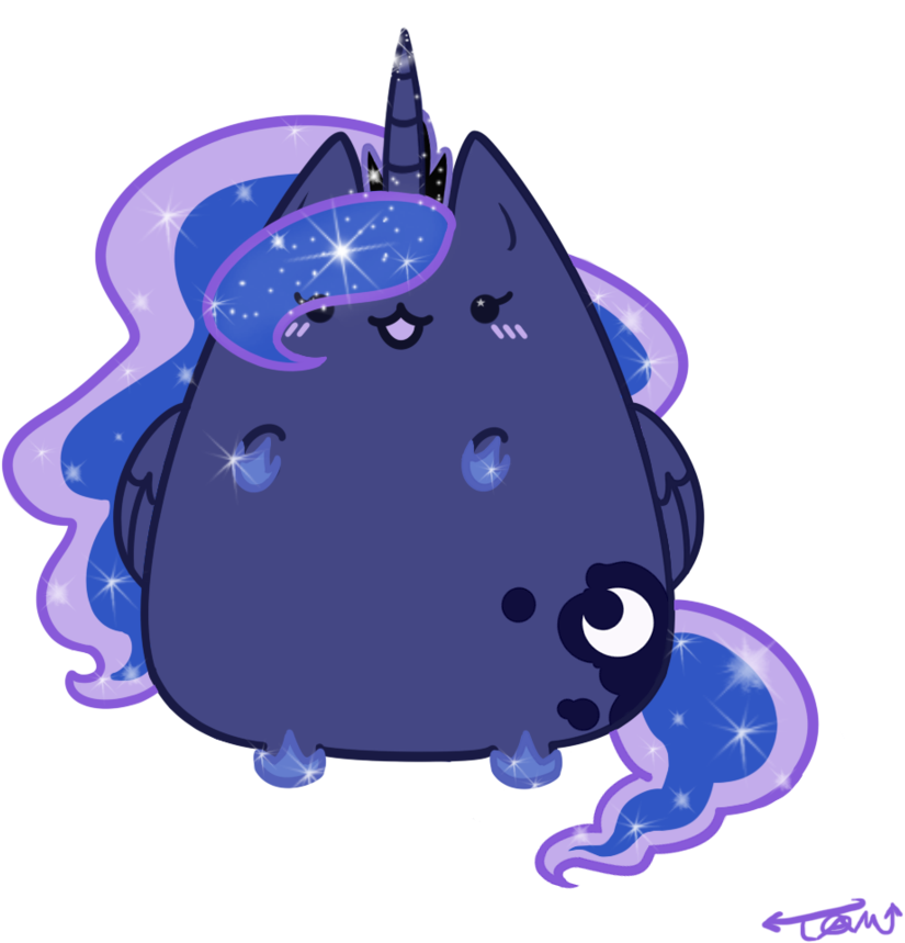 My Little Pony Pusheen Cat Twilight Sparkle - Pusheen My Little Pony Luna (894x894)