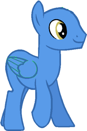 My Little Pony Male Pegasus Base - Mlp Stallion Unicorn Base (300x479)