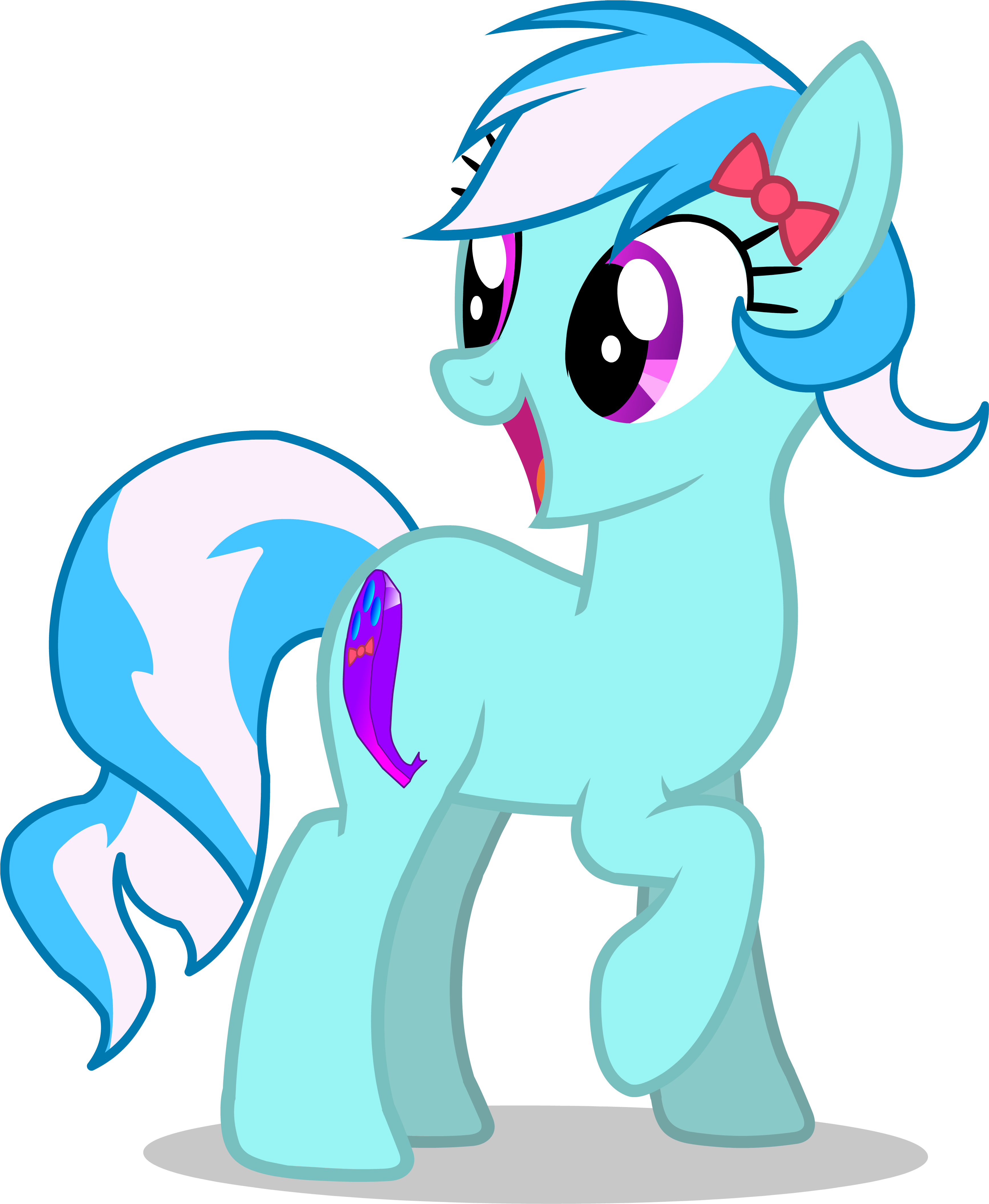 My Little Pony Happy Sultanna Bow Vector By Ramseybrony17 - Happy My Little Pony (3535x4222)