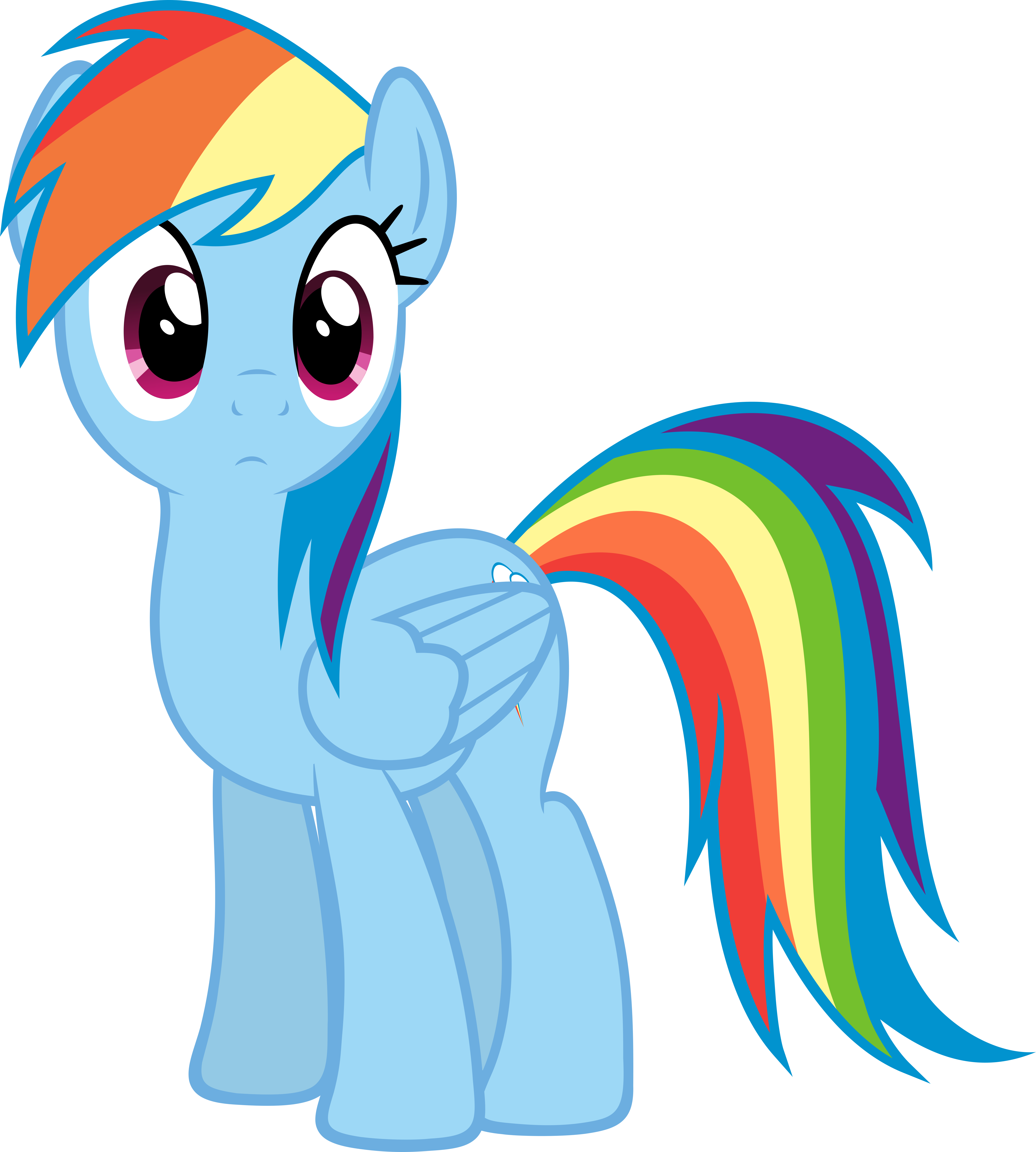 Rainbow Dash How To Draw My Little Pony (5395x6000)