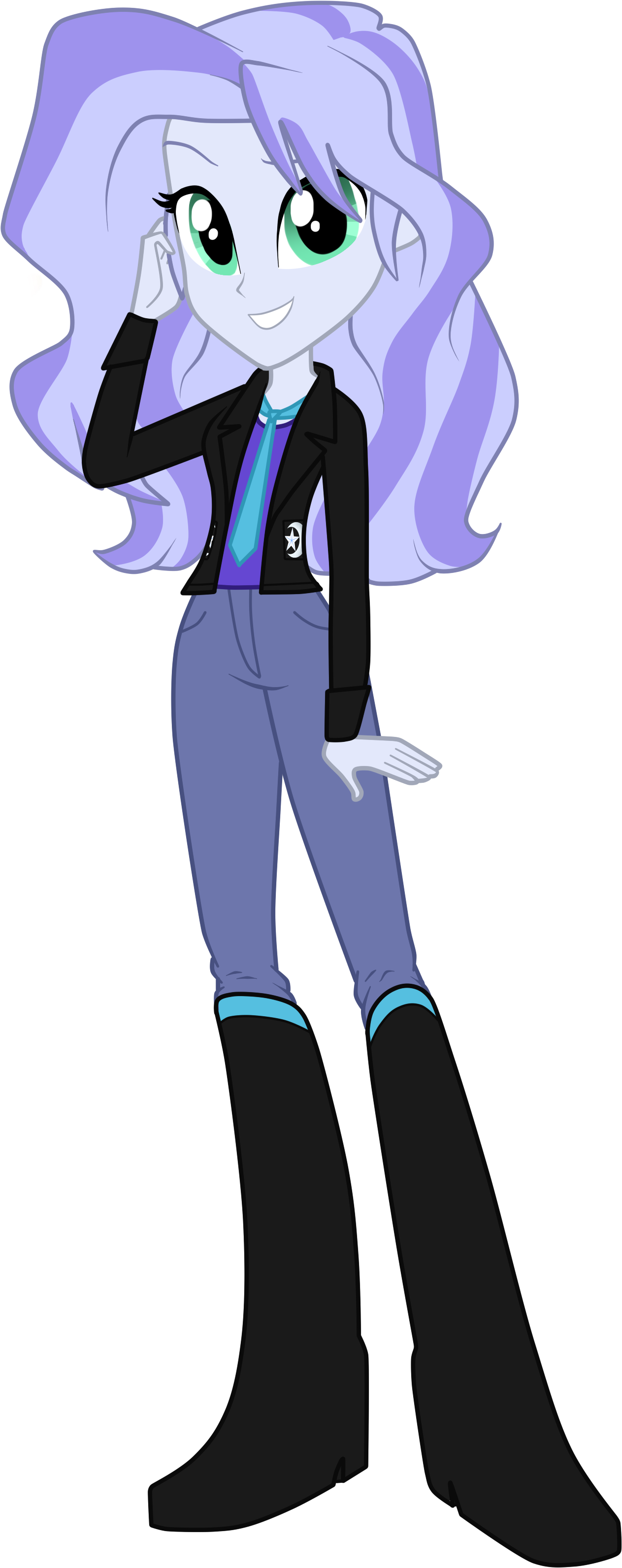 Silver Moon By Namygaga - Paso Con Las Dazzlings (1353x3321)