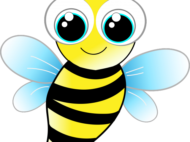 Bumblebee Clipart Friendly Bee - Big Eyed Bumble Bee (640x480)