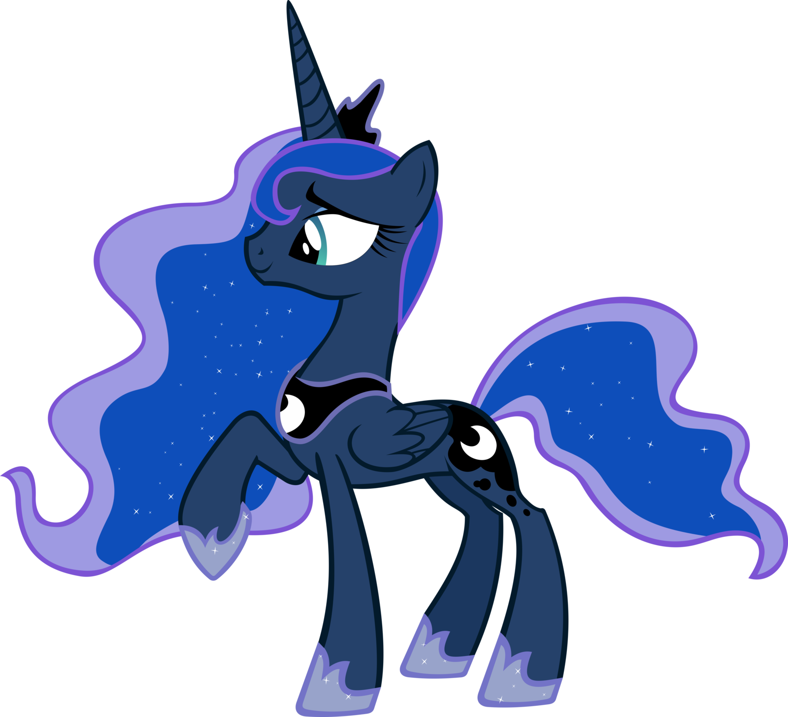 Image Fanmade Princess Luna Vector By Mumepr Png My - Little Pony Friendship Is Magic (1600x1456)